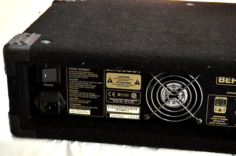 【送料込み】BEHRINGER BX3000T ベースヘッド 動作良好 底値】Behringer BX3000T ベースヘッド 動作良好