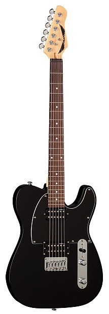 Dean Guitars NV CBK NashVegas Hum Hum Solid-Body Electric Guitar, Clasic Black image 1