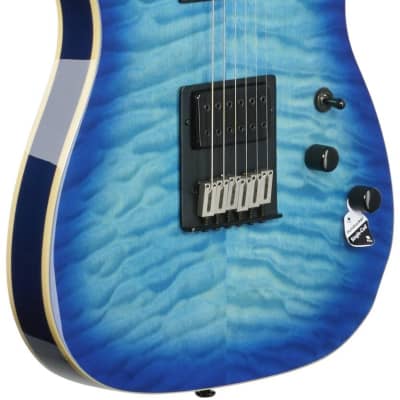 Schecter PT Pro Electric Guitar, Trans Blue Burst, Blemished image 5