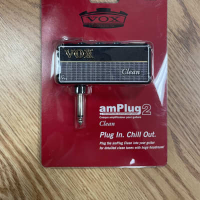 Vox AP2-CL amPlug 2 Clean Battery-Powered Guitar Headphone Amplifier- Black / Silver image 1