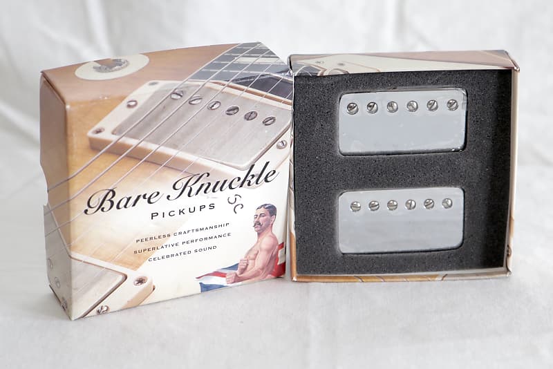 Bare Knuckle Rebel Yell Set Chrome Covers Wide Spacing Reverb