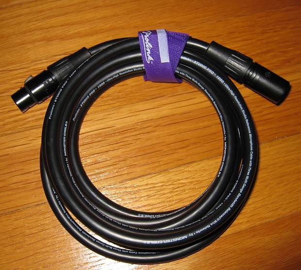 Monster Pro Link Studio Pro 1000 XLR Microphone Cable 10 Foot | Reverb