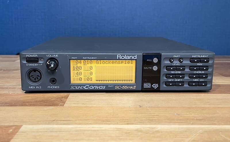 Roland　SC-55mk2 sound canvas Roland Sound Canvas SC-55mkII MIDI Sound Generator | Reverb Canada