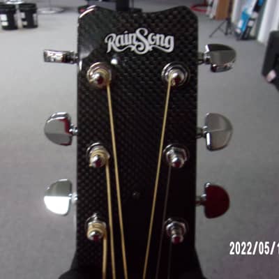 RainSong Bi-JM4000N2 6 String Baritone Acoustic/Electric Guitar 2022 Black Ice image 5
