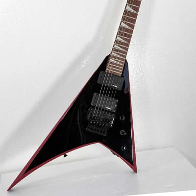 Jackson Rhoads V JS32 Gloss Black w/ Red Bevels and Jackson