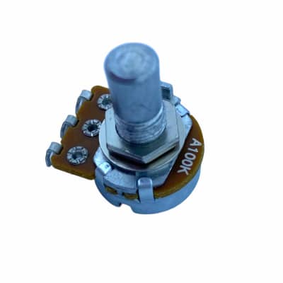 C Taper 16mm Dual Gang Solder-Lug Potentiometer