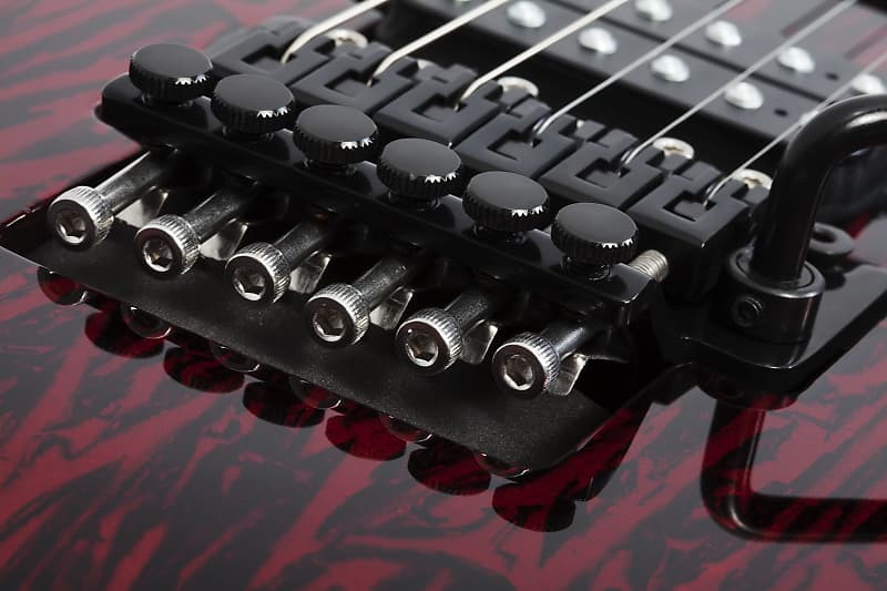 Schecter C-1 FR S Silver Mountain Blood Moon | Reverb