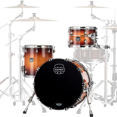 MAPEX - SE401XHPO Saturn Evolution Hybrid Straight Ahead 3 Pezzi Exotic Sunburst image 2