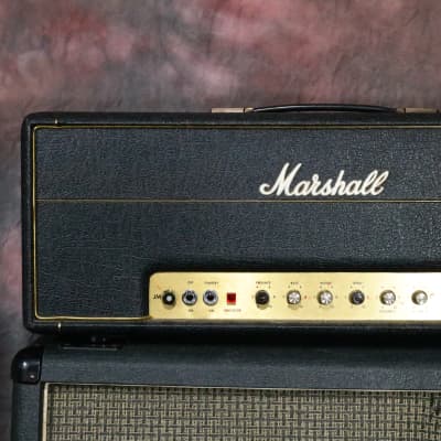 Marshall JMP 1959 MK II Super Lead 2-Channel 100-Watt Guitar Amp Head 1975 - 1981 Black image 2