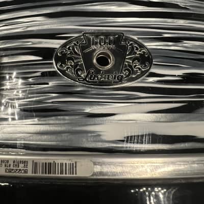 Ludwig 100th Anniversary 3pc ***missing floor Tom - Black Oyster image 4