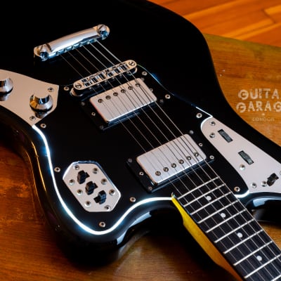 2004 Fender Japan Jaguar Special JGS HH Black LED pickguard Hardtail offset guitar - CIJ image 13