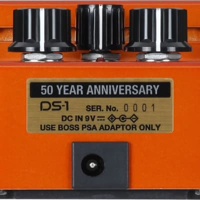 Boss DS-1-B50A 50th Anniversary Guitar Distortion Pedal image 2