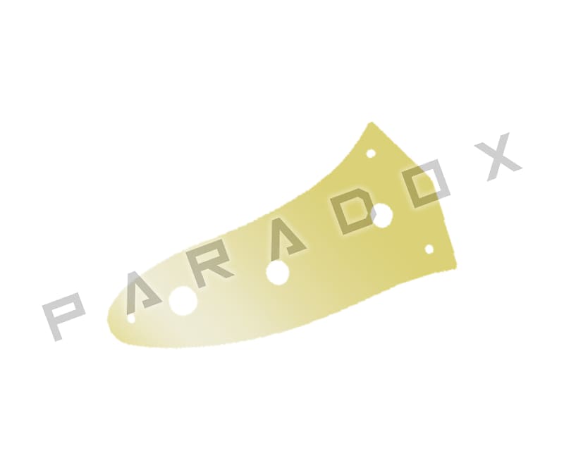 Custom Pickguard For Fender Mustang Bass Control plate Gold Reverb