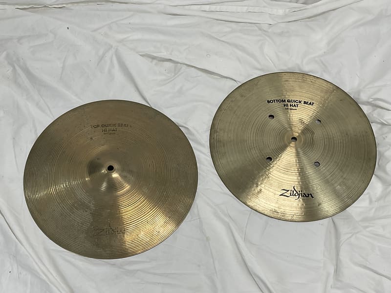 Zildjian 15” Quick Beat Hihat pair 1990s Traditional