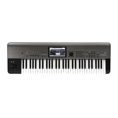 Korg Krome EX 61-Key Synthesizer Workstation with Natural Weighted Hammer Action Keyboard