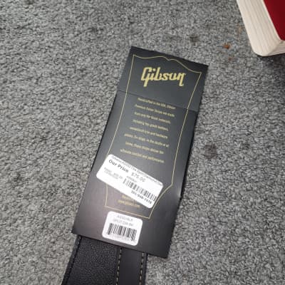 Mint Gibson guitar strap Split Diamond design model Assdblk - Black image 6