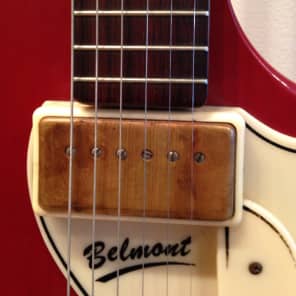 Supro Belmont 1957 Red OHSC Valco Chicago made HSC image 4