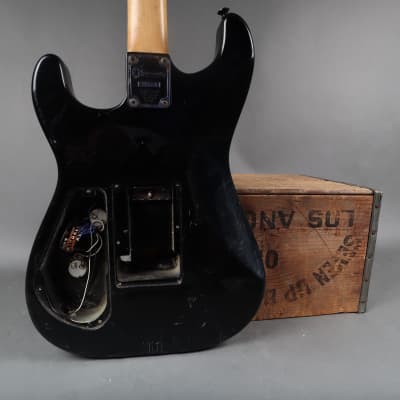 1989 Charvel Model 3A Body Black uFix Luthier Special image 11