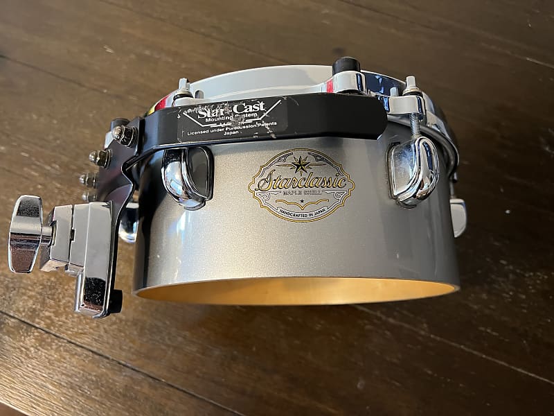 Tama Starclassic Maple Tymp Tom 10" Titanium Silver Reverb