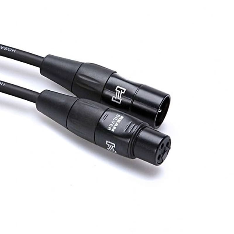 Hosa HMIC-100 Pro MIC Microphone Cable, REAN XLR3F to XLR3M, 100 ft XLR image 1
