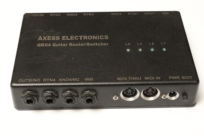 Axess GRX4 4 Effect Loop Midi controller Switcher for Reverb