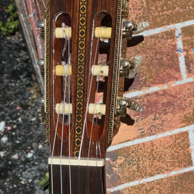 Garcia  model No.3 Classical 1974 - just a nicely aged 50 year old that plays & sounds great ! image 7