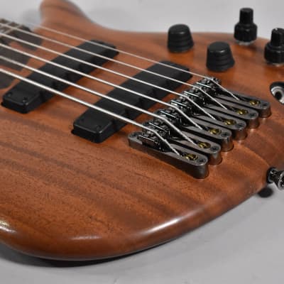 Ibanez Prestige SR5006 Walnut Finish 6 String Bass Guitar w/OHSC image 3
