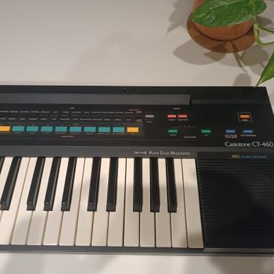 Casio CT-460 Casiotone 49-Key Synthesizer 1980s - Black