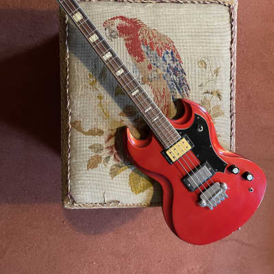 Jedson EB3 rare vintage 1970s Candy Apple Red Made in Japan MIJ for sale