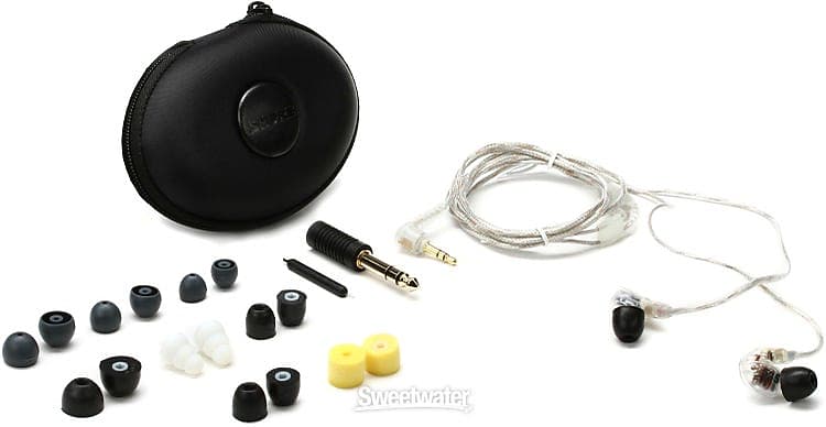 Shure SE535-CL Clear Ear Buds / Earphones SE535 Free 2 Day Shipping! image 1