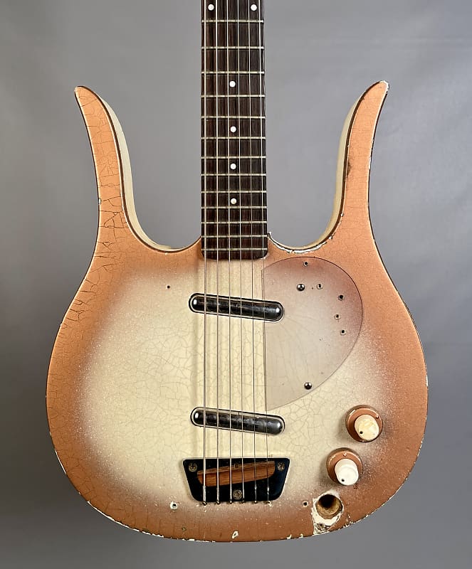 Danelectro Model 4623 Longhorn 6-String Bass Baritone Guitar 1959 Copper Burst image 1