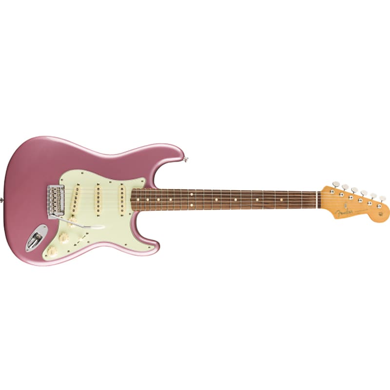 Fender vintera store burgundy mist