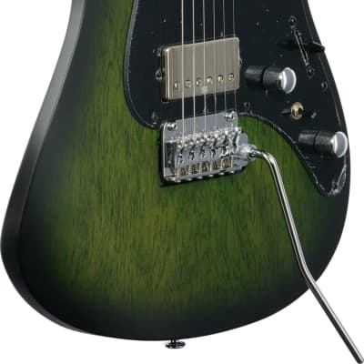 Ibanez EH10 Erick Hansel Signature Guitar, Transparent Green Matte w/ Gig Bag image 4