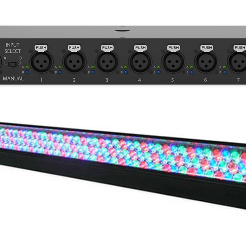 Chauvet DJ DATASTREAM8 DMX Splitter / Booster With 8x 3-pin Optically  Isolated Outputs