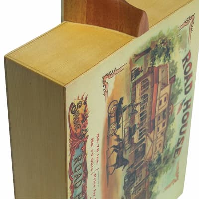 Eddy Finn EF-CGBX-1 Spruce Top Maple Neck Concert Size Cigar Box Ukulele with Gig Bag image 4