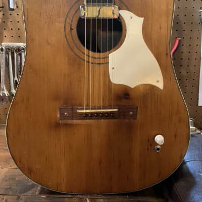 Kay Dreadnought  solid spruce top/ xbraced/gold foil with video image 10