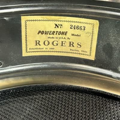 Rogers Powertone Snare Drums (Carle Place, NY) image 5