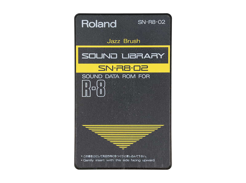 ローランド SN-R8-02 SOUND LIBRARY 音源カード（R-8用） Roland SN-R8-02 Jazz Brush Library Card for R-8 | Reverb