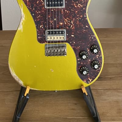 Fender Telecaster Deluxe 2020 Lime Gold metallic image 2