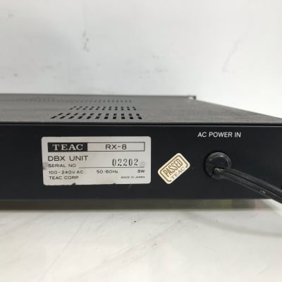 Teac RX-8 DBX Noise Redution Unit | Reverb