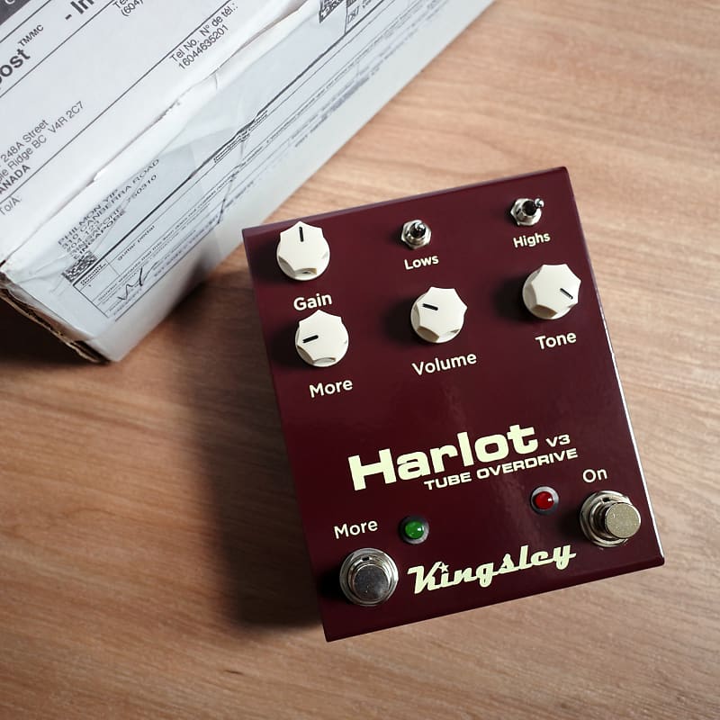 Kingsley Harlot Tube Overdrive v3 2022 Reverb