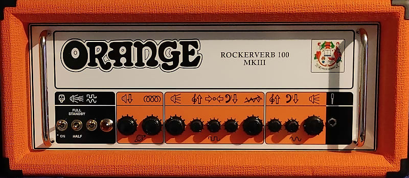 Orange Rockerverb 100 MK III 2-Channel 100-Watt Guitar Amp Head Orange, W/  New FS-2 Footswitch, SALE PRICE TODAY ONLY!