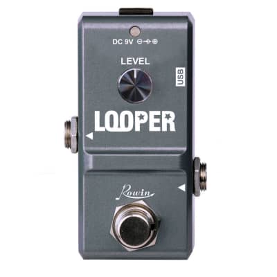 Rowin LN-332 Looper NANO Series Guitar Effect Micro Pedal with USB +WAV True Bypass + USB Cable image 2