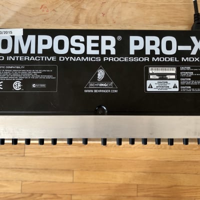 Behringer MDX2600 Composer Pro-XL Compressor / Limiter 2010s image 5