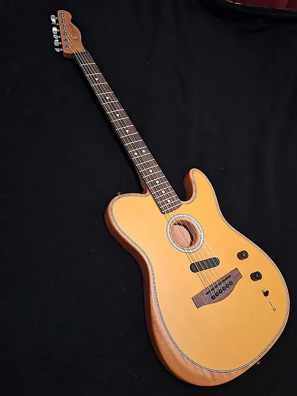 Fender Acoustasonic Player Telecaster 2022 - Butterscotch Blonde w/ case image 1
