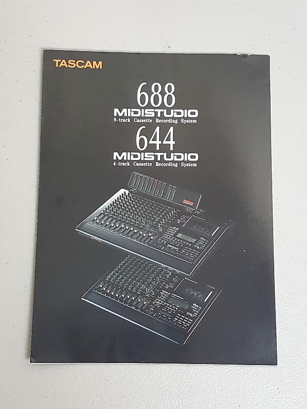 Tascam 688 and 644 Midistudio 8/4track Cassette Recorder Reverb
