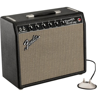 Fender '64 Custom Princeton Reverb 12W 1x10 Tube Guitar Combo Amp Regular Black