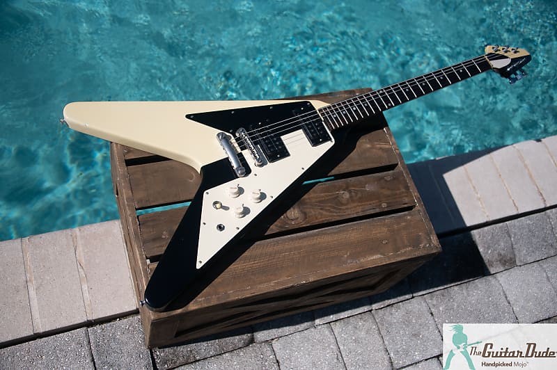 1989 Fernandes Michael Schenker Flying V FV-85MS Black And