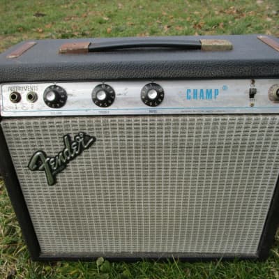 Fender Champ  Amp, 1979, Silverface, Utah Speaker, Fender Tubes, Totally Original image 1