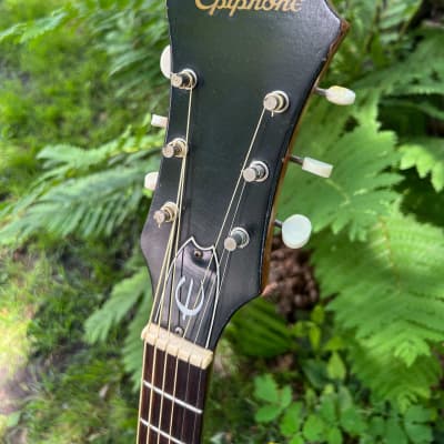 Epiphone FT-30 Caballero Acoustic 1968 with Lawrence Sound Hole Pickup and OHSC 1968 Natural image 9